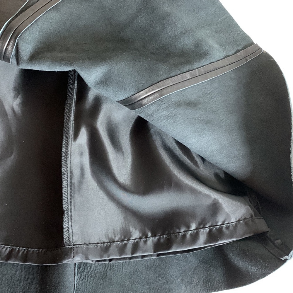 NWT Antonio Melani Luxury Soft Black Leather Sleeveless Dress, 2 - Picture 8 of 10